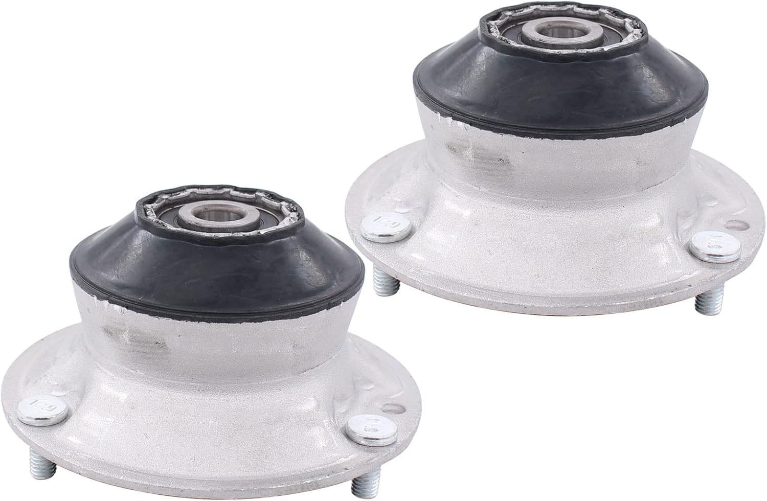 NewYall Front Driver and Passenger Side Upper Suspension Strut Mounts for BMW 128i 135i 320i 323i 325Ci 325i 325xi 328i 330Ci 330i 330xi 335d 335i 335is 525i 528i 530i 535i 550i 650i X1 X3