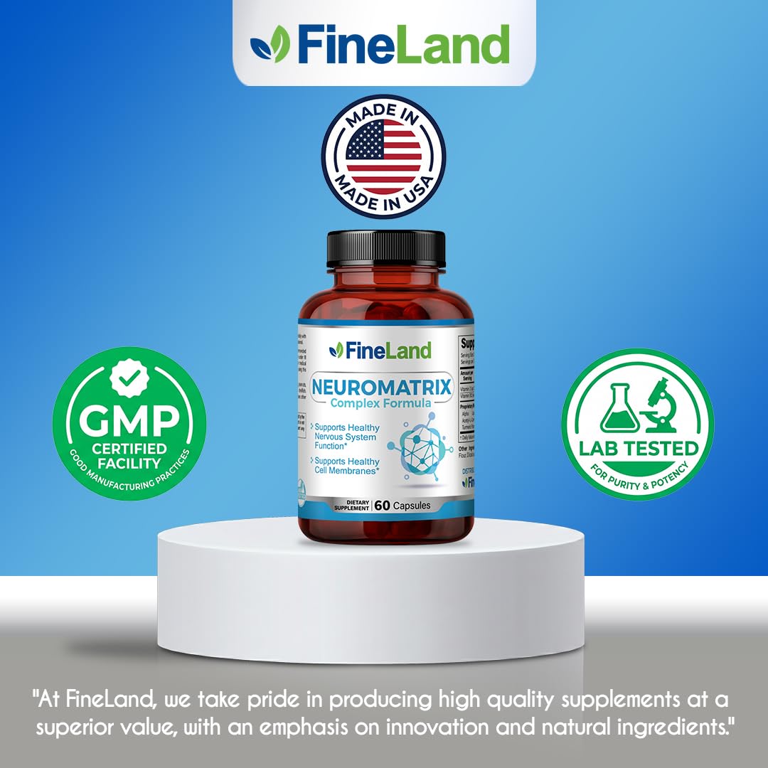 FineLand NEUROMATRIX Alpha Lipoic Acid, B12 Nerve Cell Support, 60 Capsules — Amazon image 5