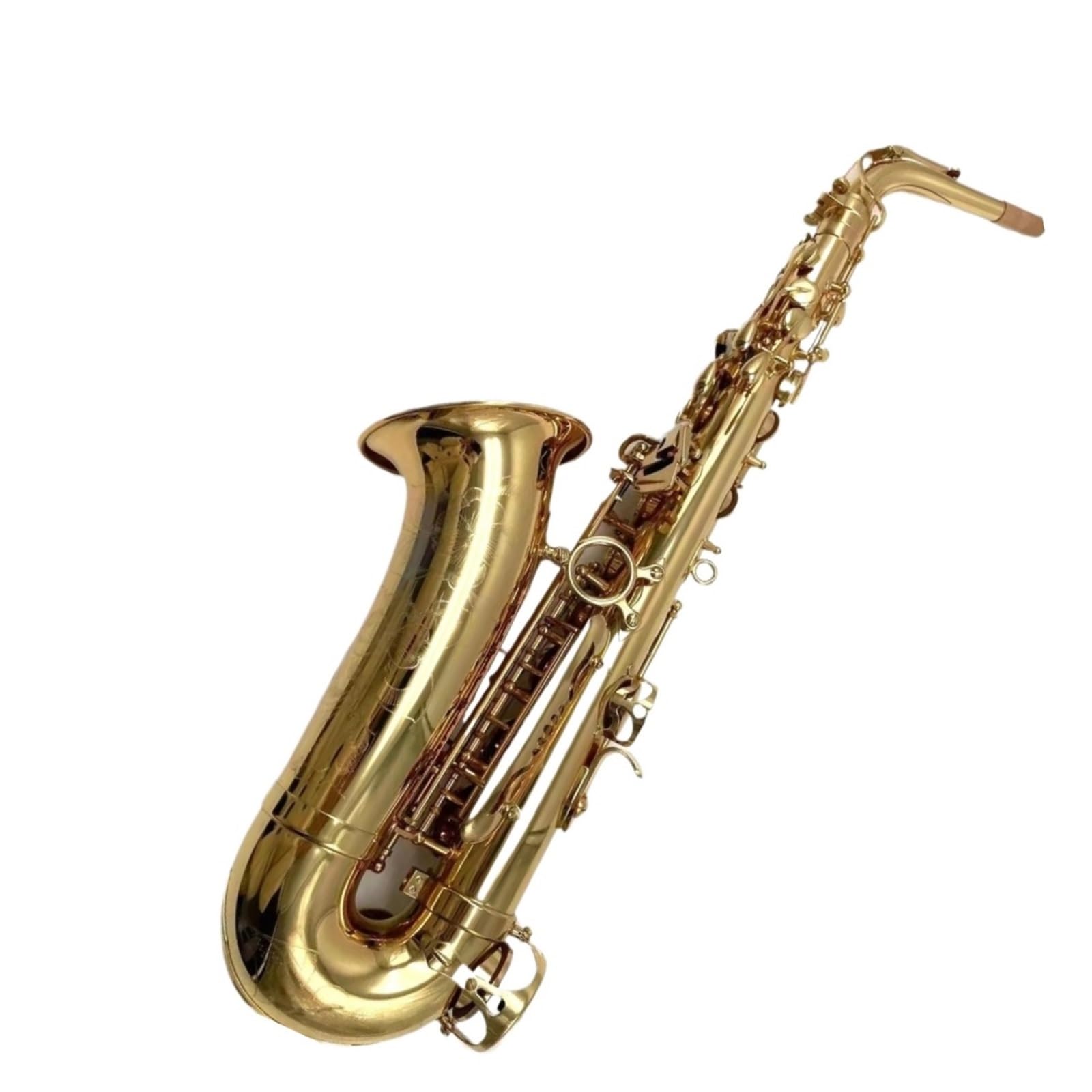 Sassofono tenore in ottone EB laccato oro