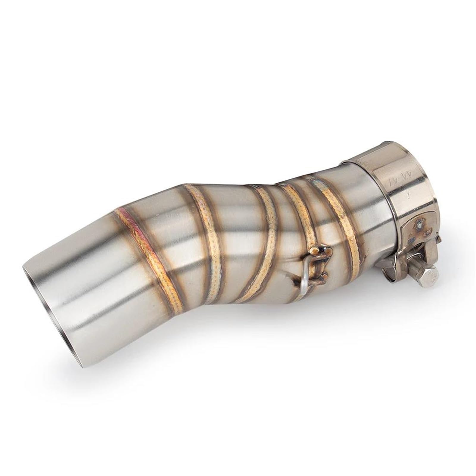 D'éChappement Moto Tube Intermédiaire À Enfiler Échappement De Moto pour 450MT Modification L'interface en Acier Inoxydable 51 Mm PièCes ModifiéEs