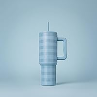 Vista 136 de Simple Modern - Vaso Trek de 40 onzas con asa y tapa con sorbete, taza de viaje de acero inoxidable con aislamiento, apta para portavasos Bosque