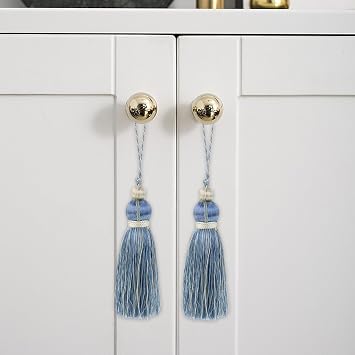 Antrader Tassel Key Tassel with Loops,DIY Accessories for Curtain Jewelry Making and Home Decoration