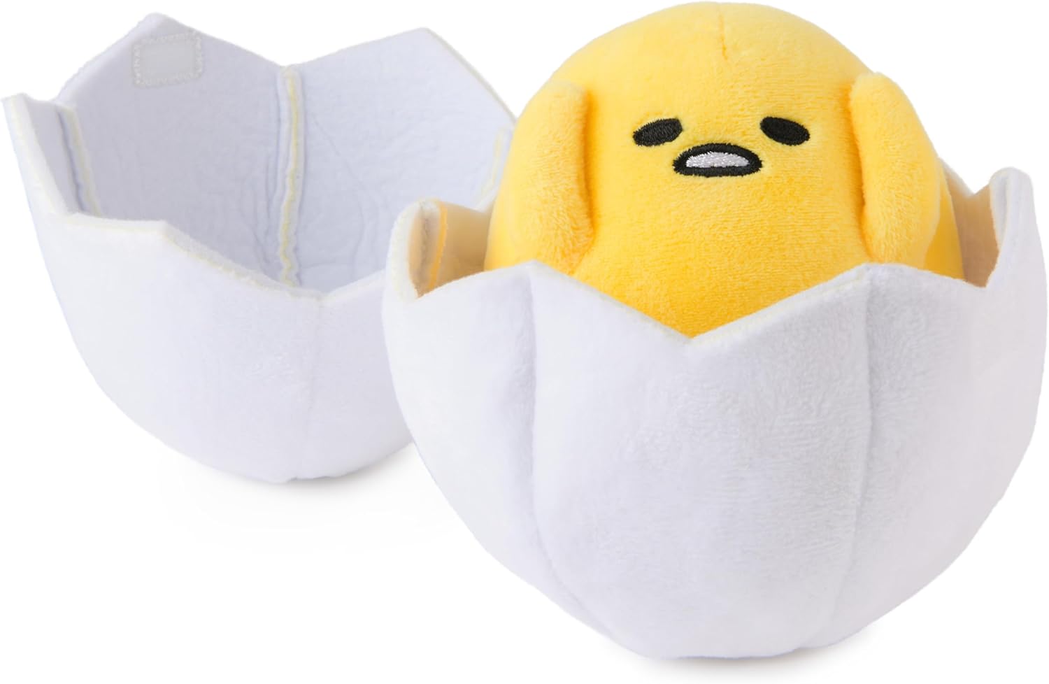 GUND Sanrio Gudetama The Lazy Egg Stuffed Animal, Gudetama in Eggshell Plush Toy for Ages 1 and Up, 5” - Image 7