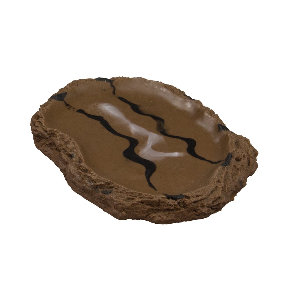 Hobby Trinkschale Flach Für Schildkröten - 20x15x2cm Felsoptik