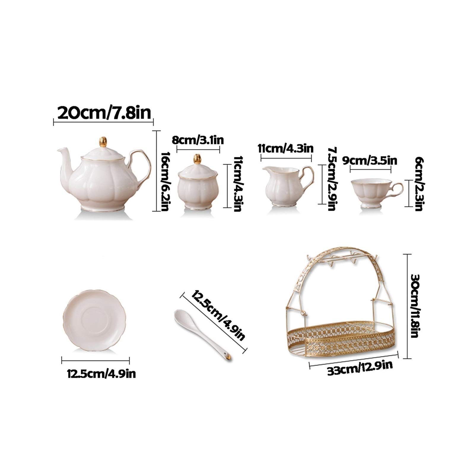 Zestaw do herbaty Czajnik ceramiczny z wymiennym stół ze stali nierdzewnej stojaków do przechowywania nowoczesny luksusowy styl tea producent herbaty nadaje się do kawy kwiat i herbaty owocowej Zestaw
