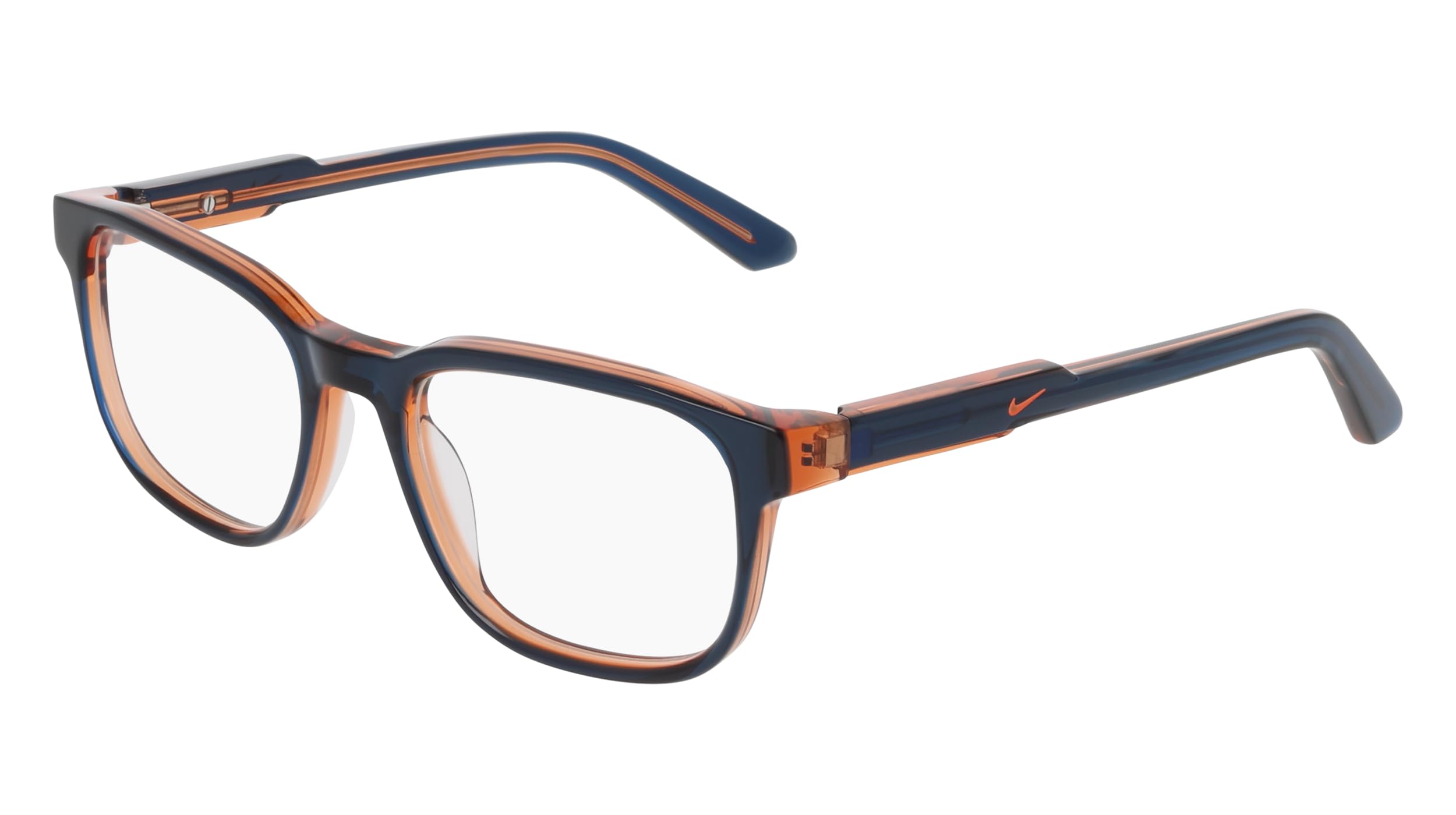 Nike 5062 417 Navy/Copper 53/19/140 Boy Glasses, 417 Navy/Copper, 53/19/140