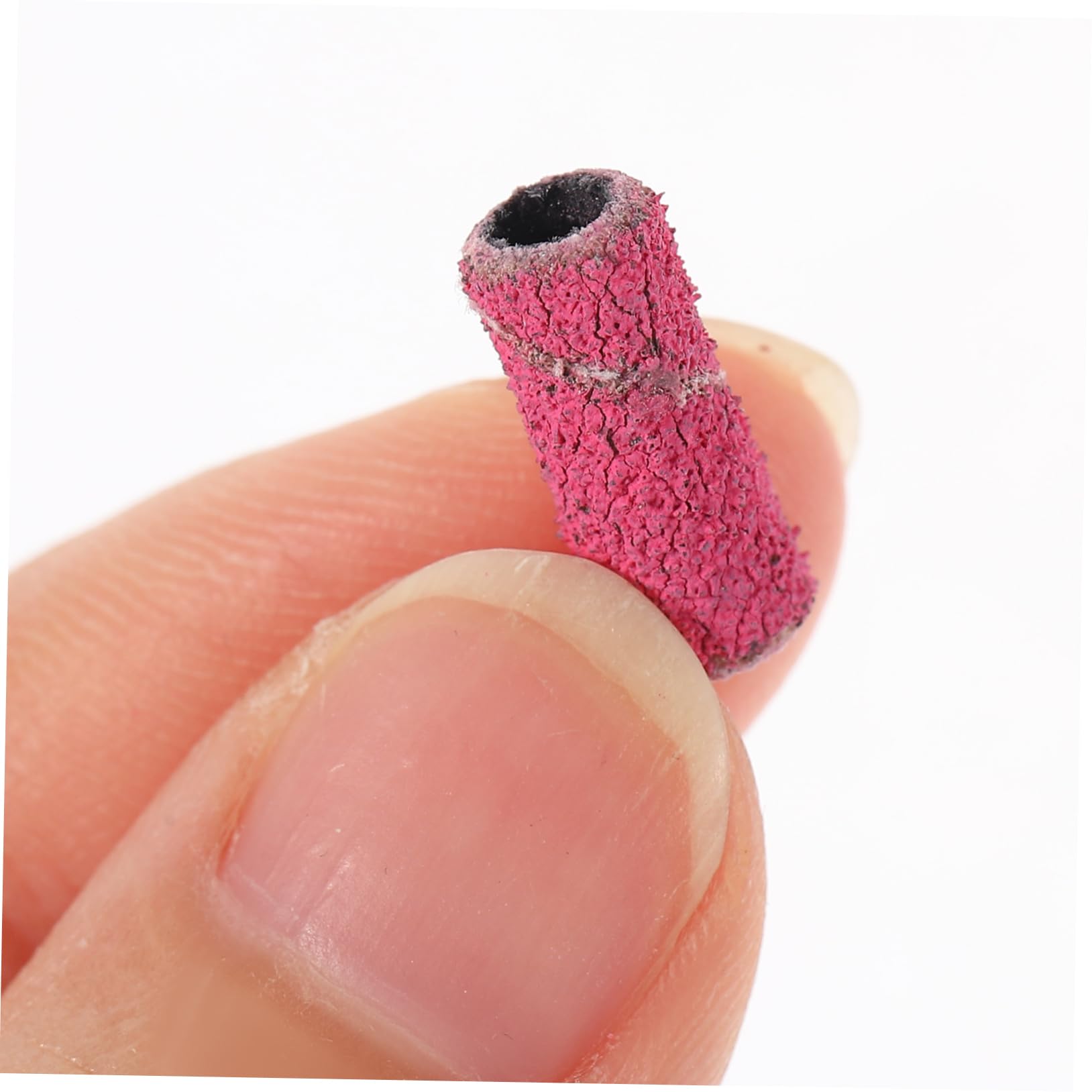 HAPINARY Manicure Sand Ring Bearing 50pcs Nail Sanding Bands for Nail Drill Bits Fine Grit Sanding Bands Small