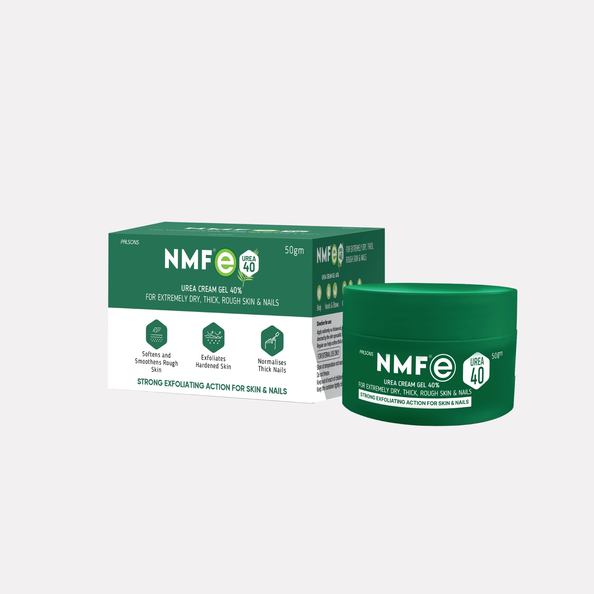 NMFe Urea 40% Cream for Cracked Heels & Thick Skin With Lactic Acid, Aloe Vera and Vitamin E | Intensive Keratolytic Gel Cream for Hyperkeratosis, Rough Patches & Diabetic Feet | 50 GM-image-36