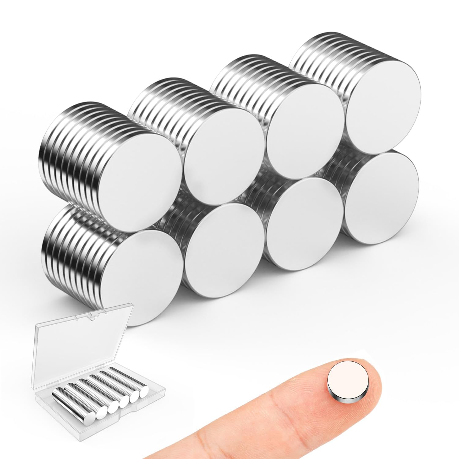 Small Magnets for Crafts, 10x3 mm Round Magnets 100 Pack — Amazon image 32