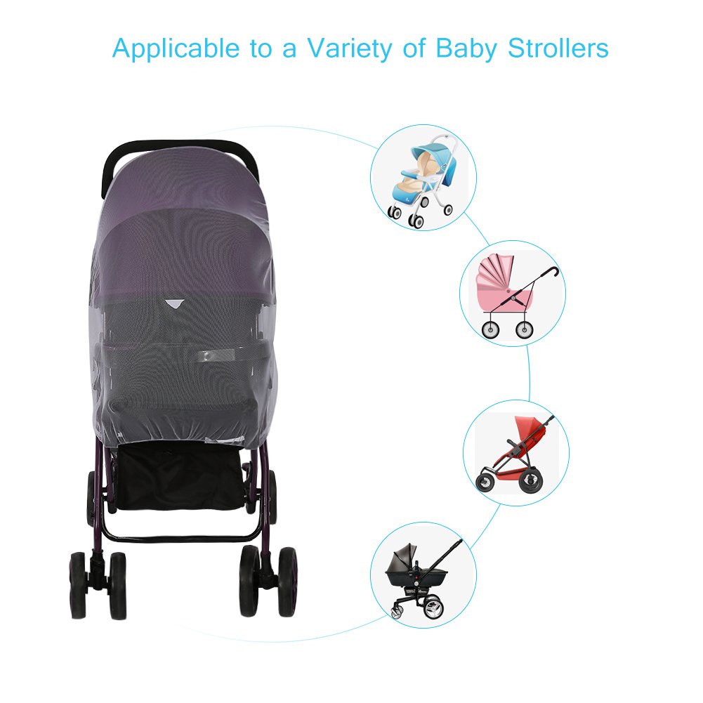 Lovely Baby Stroller Pushchair Netting,Toddler Net for Stroller Safe Mesh Pram Protector