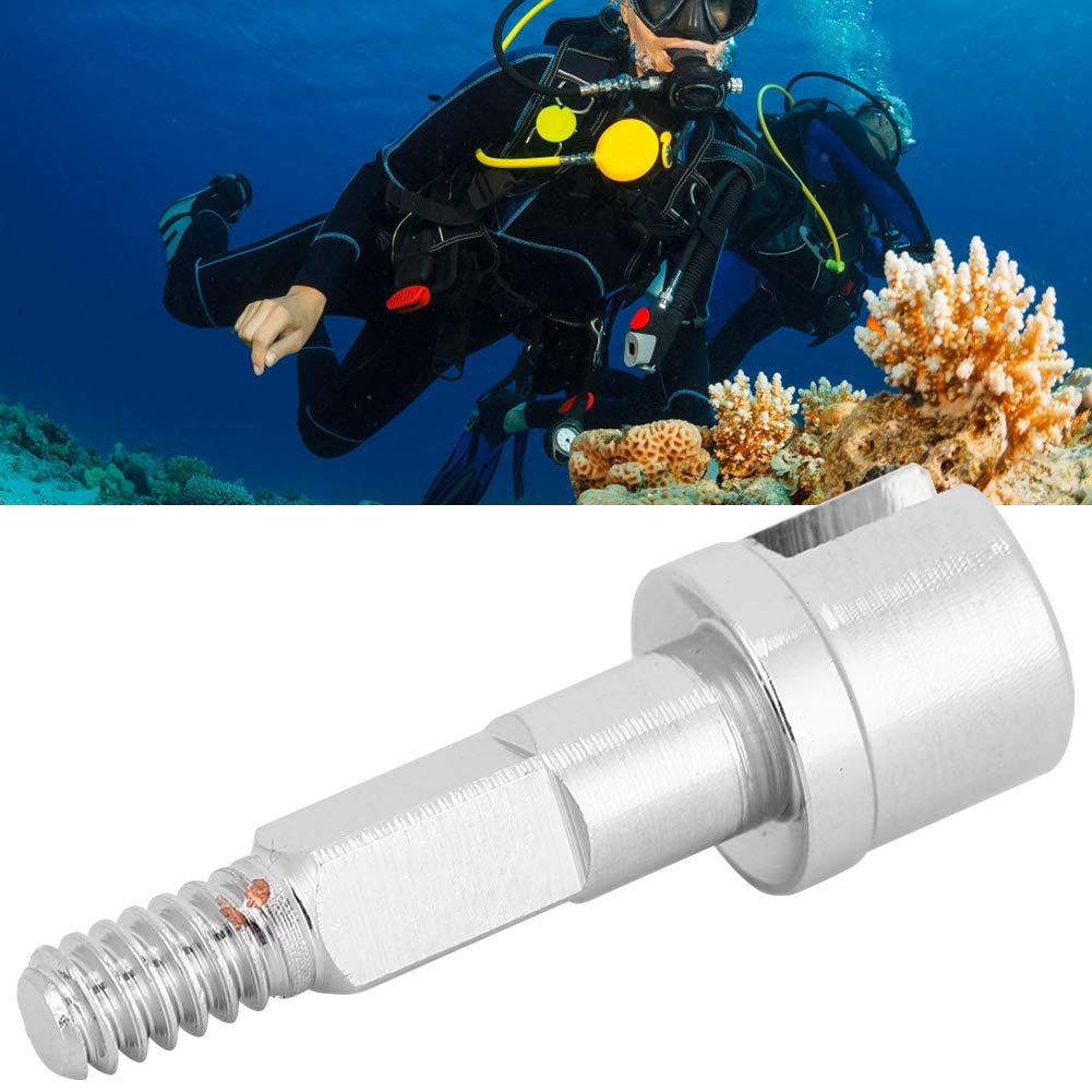 ChromePlated Brass Diving Cylinder Valve Long Service Life Air Bottle Accessory for Dive Professionals