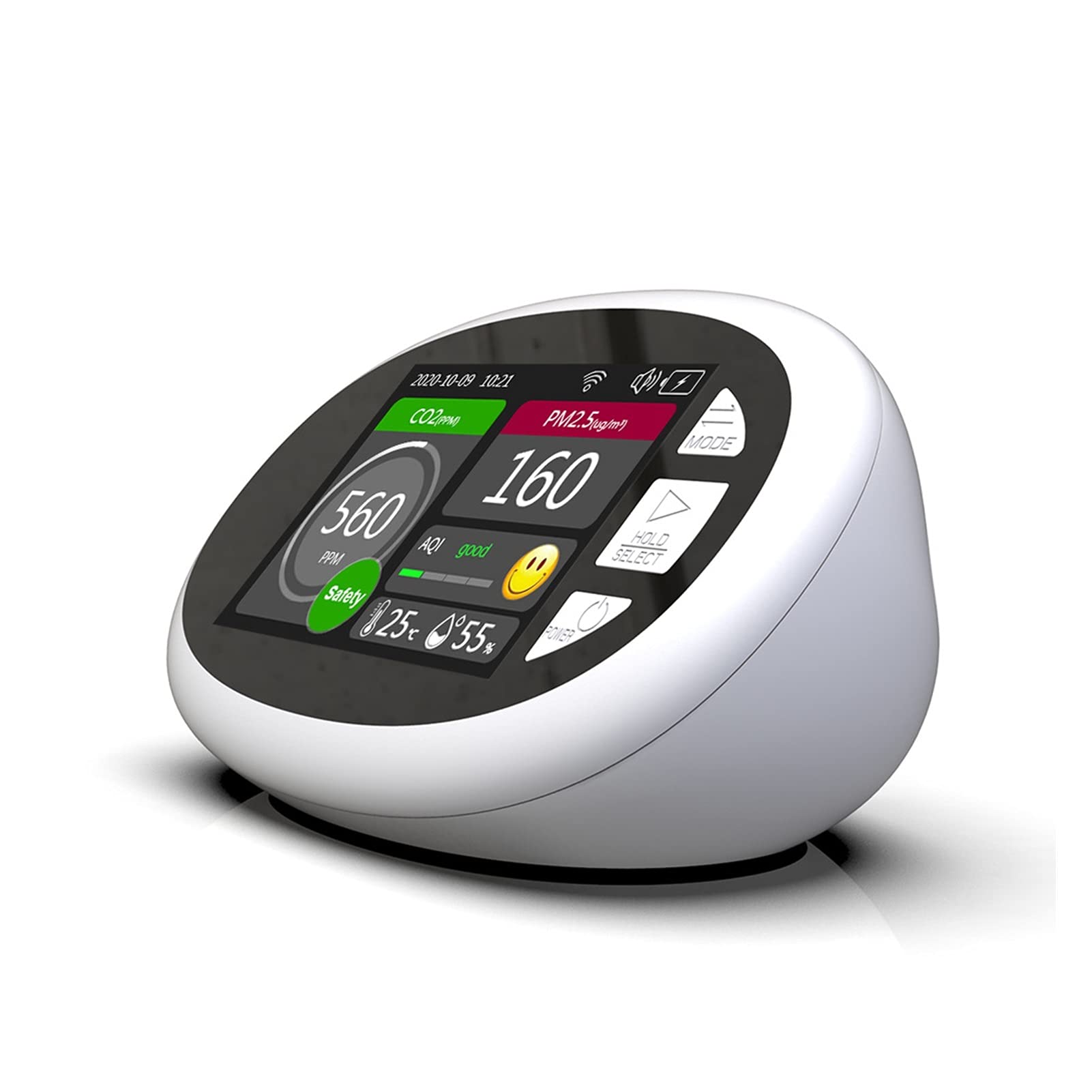 CO2. Rilevatore di anidride carbonica PM2.5 Air Meter Tuya Smart WiFi Versione Inglese Versione Inglese,Alta Affidabilità
