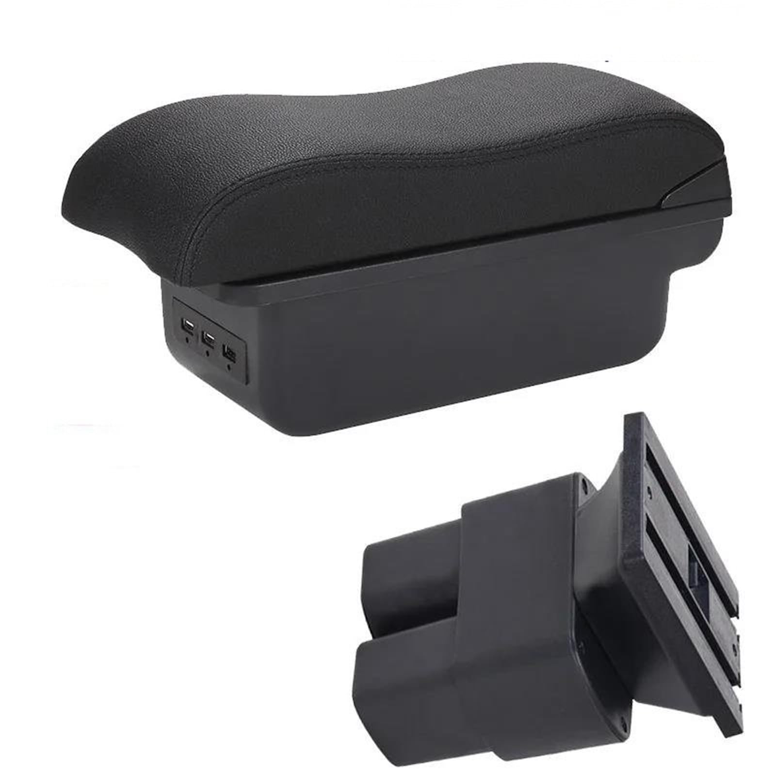 Hjkdsz Type E Cars Armrest Box Protector Curved Surface Center Console Storage For Nissan Nv200 For Evalia Replacement Accessories(Type E)