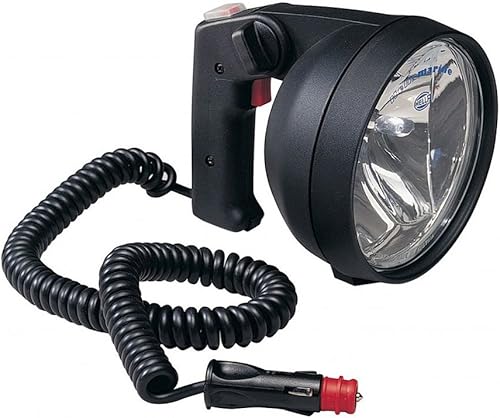 Hella 998502001 '8502 Series' 12V DC Twin Beam Luz de búsqueda de mano con carcasa negra