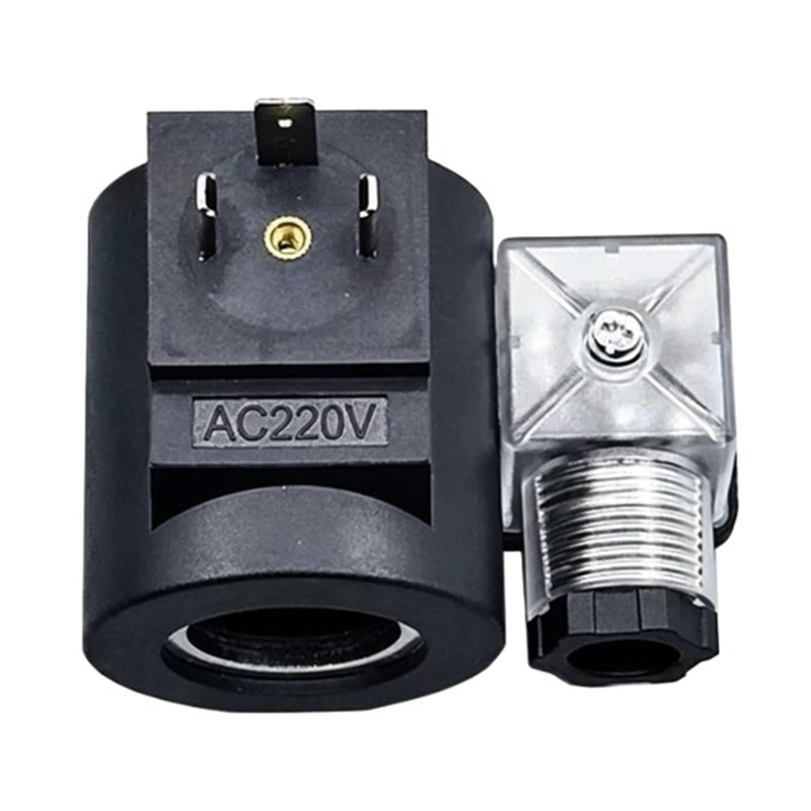 CLEUFWKO 1pcs MFB/MFZ60YC DC12V DC24V DV48V AC24V AC110V AC220V Lnner Hole 23mm, Hole Length 51mm Electromagnetic Control Valve(AC110)