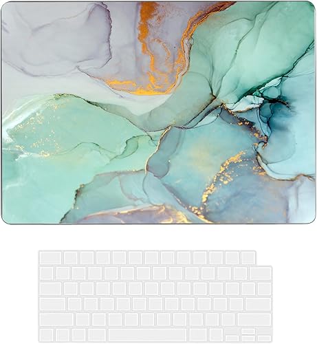 Funda compatible con MacBook Air de 15 pulgadas 2023 2024 versión A3114 M3 A2941 M2 Chip, funda rígida para laptop con cubierta de teclado para