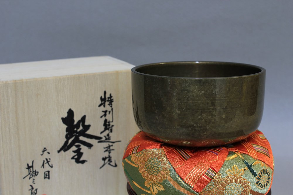 さはり　砂波理　砂張理　サハリ　おりん 楽天市場】国産仏具【砂張（さはり）鈴波（すずなみ）りんセット