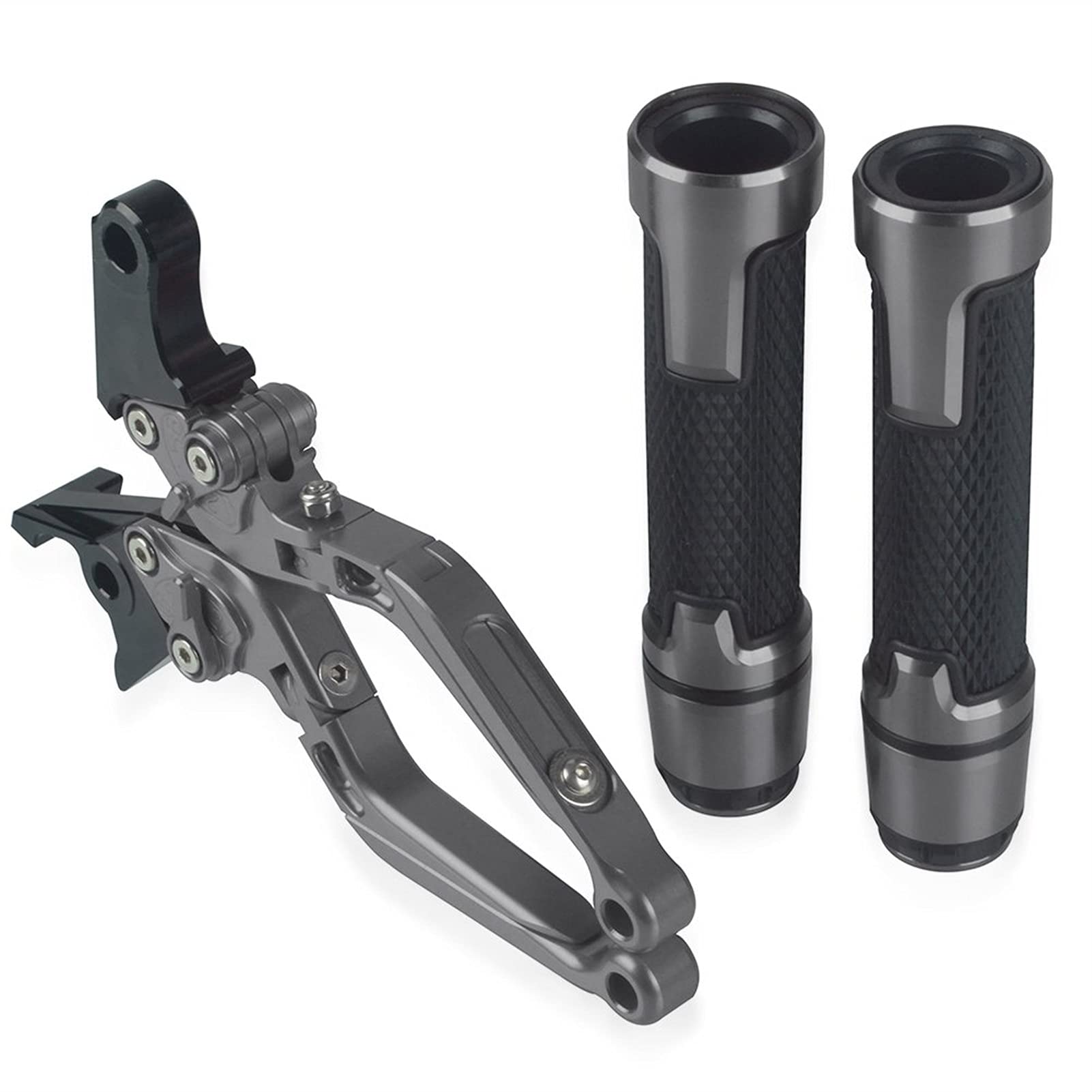 MHGJ Front Brake For K-awasaki E-X250R E-X 250R 2008 2009 2010 2011 2012 Motorcycle Accessories Aluminum Brake Clutch Lever Handlebar HandGrips Ends Clutch Levers (Color : 4)