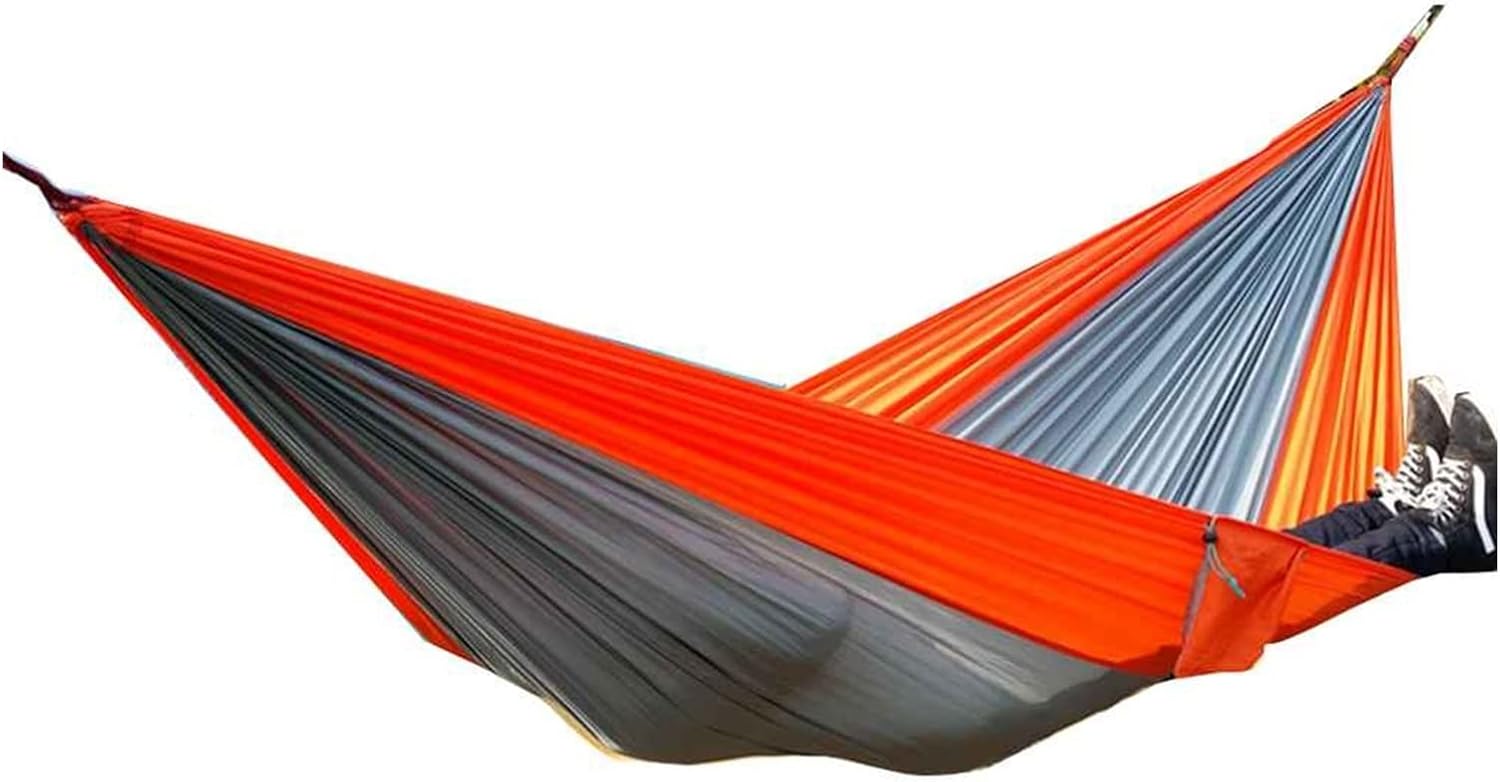 Swing Parachute Nylon Fabric Outdoor Hammock Two Person Lover Family Travel Camping Sleeping Swing Hanging Bed 270 * 140 Swing seat (Color : N0.2) (N0.9)