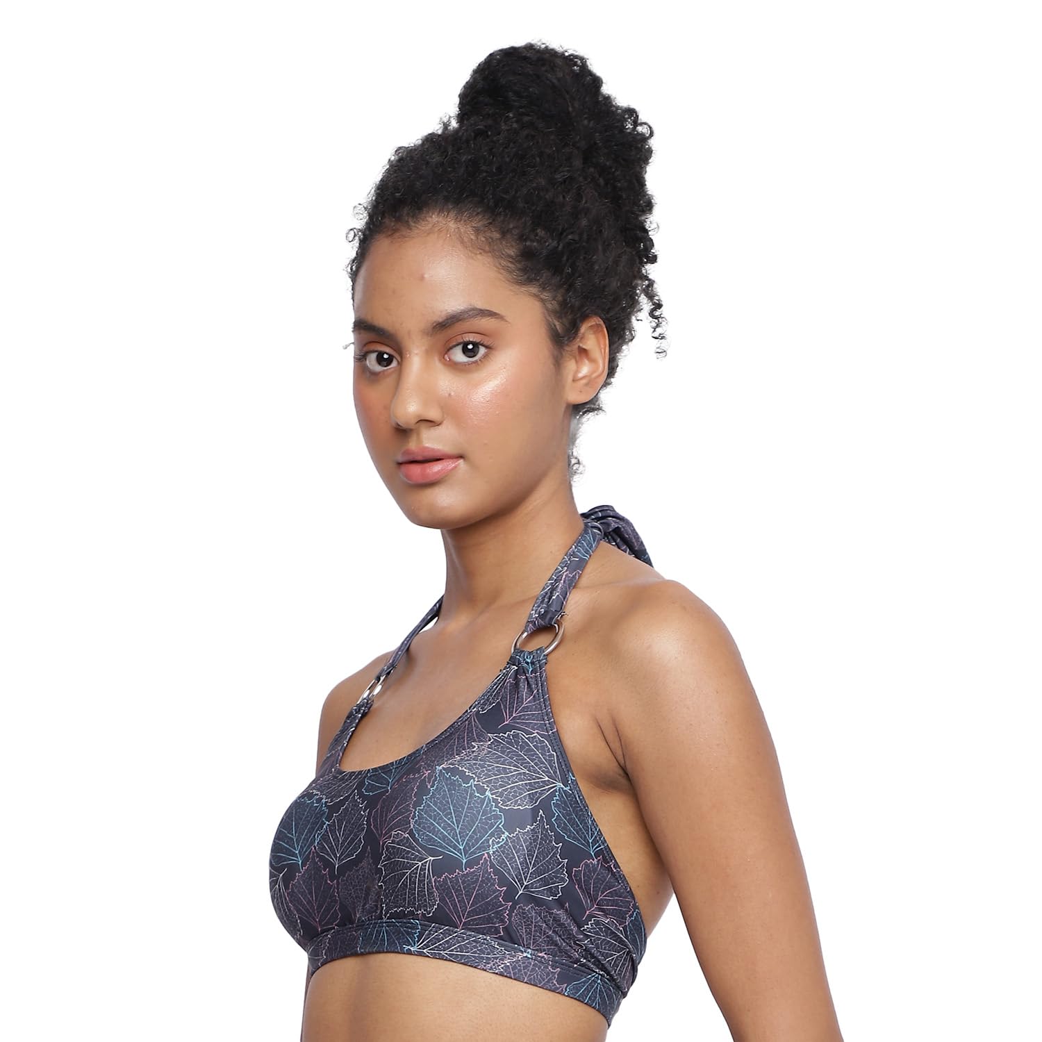 Minicoy Halter Neck Padded Swimwear Bikini Bra for Women for Beach wear-image-5
