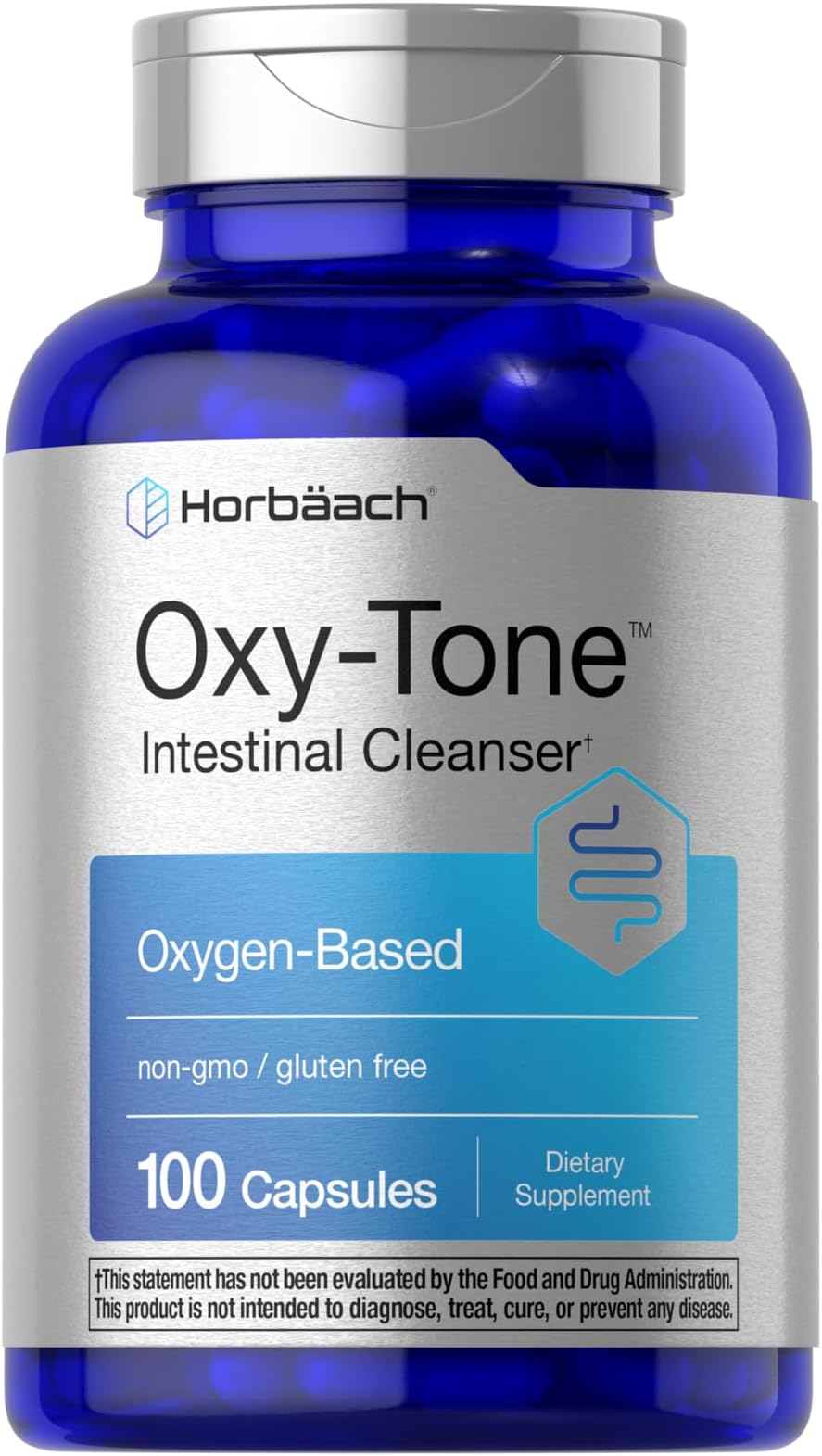 Colon Cleanse | 100 Capsules | for Men and Women | Non-GMO & Gluten Free Colon Cleanser Pills for Adults | with Ozonated Magnesium