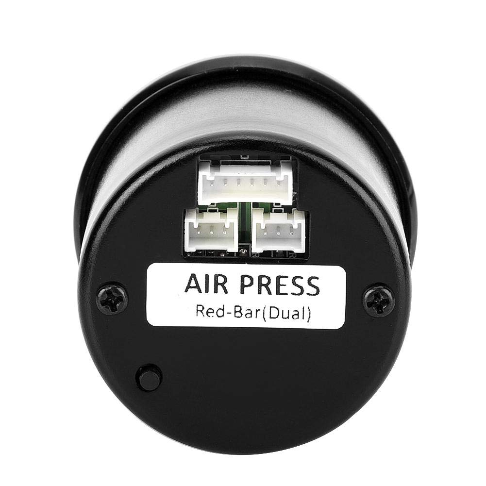 Air Gauge, 2 Zoll Auto Bar Turbo Lade Druck Anzeige Meter LED rot Digital Anzeige Luft Druck Sensor Kit