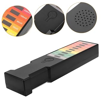 Handheld Emf Digital Radiation Detector for High Mid Low Frequency Measurement Portable Compact Field Tester for Home and Office Use
