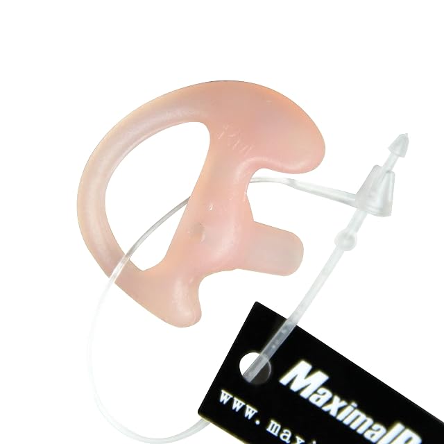 MaximalPower Medium size Earmold Earbud Earplug Ear Insert for Motorola Kenwood Two-Way Radio Acoustic Coil Tube Audio Kits