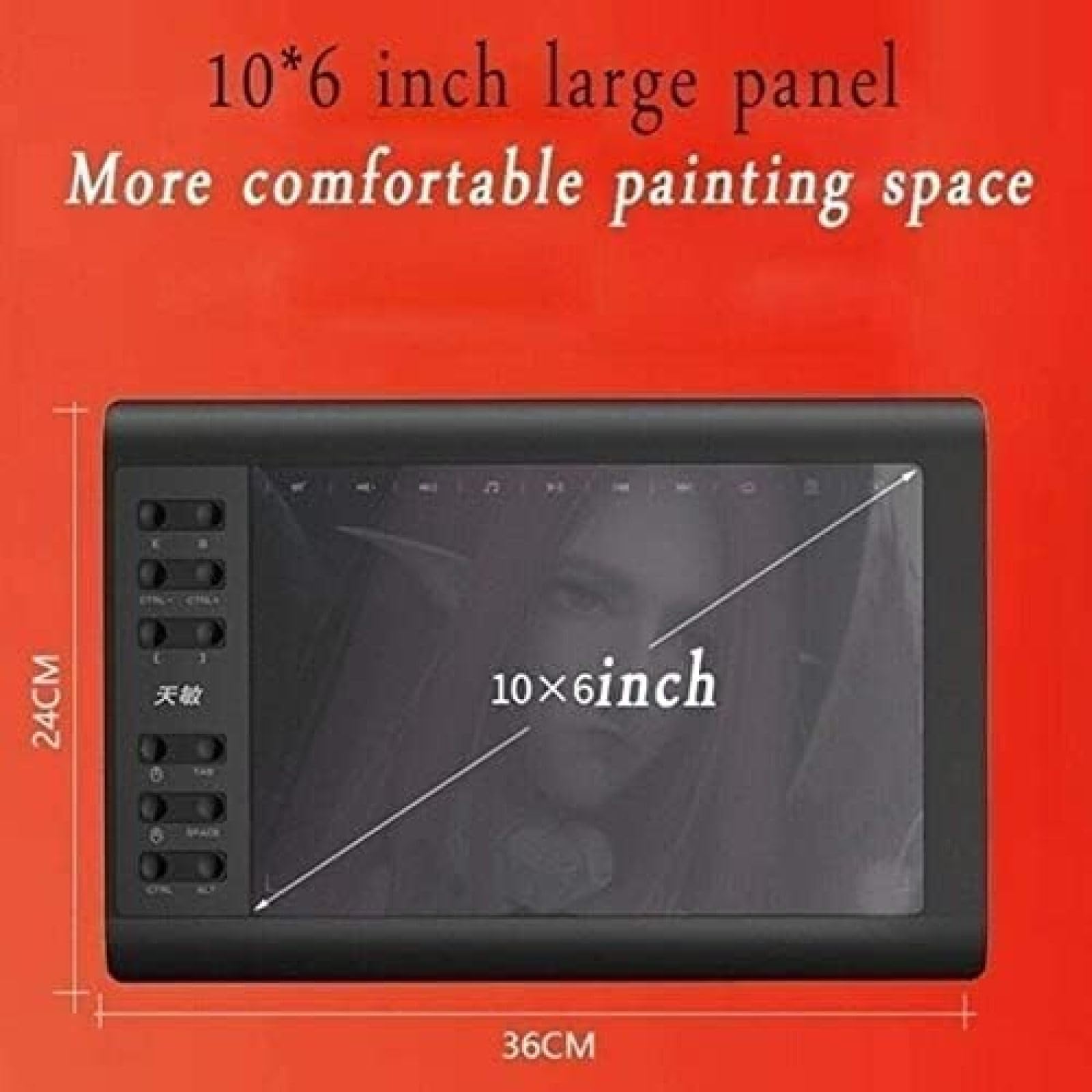 DIE LCD Writing Tablet with Stylus, Digital Ewriter Electronic Graphic Drawing Tablet, Can Be Connected To Mobile Phone Hand-Painted Tablet Computer Drawing Board,Constructive23