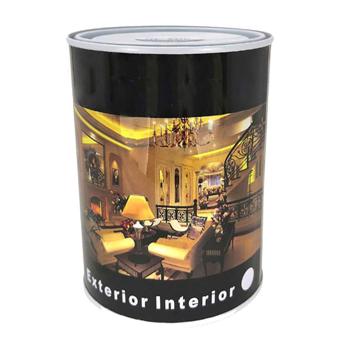 H HANSEL HOME Pintura Esmalte al Disolvente para Madera y Metal, Pintura Alquidica de Rápido Secado para Superfícies Interiores y Exteriores(Negro Satinado, 125 ML) — view 8