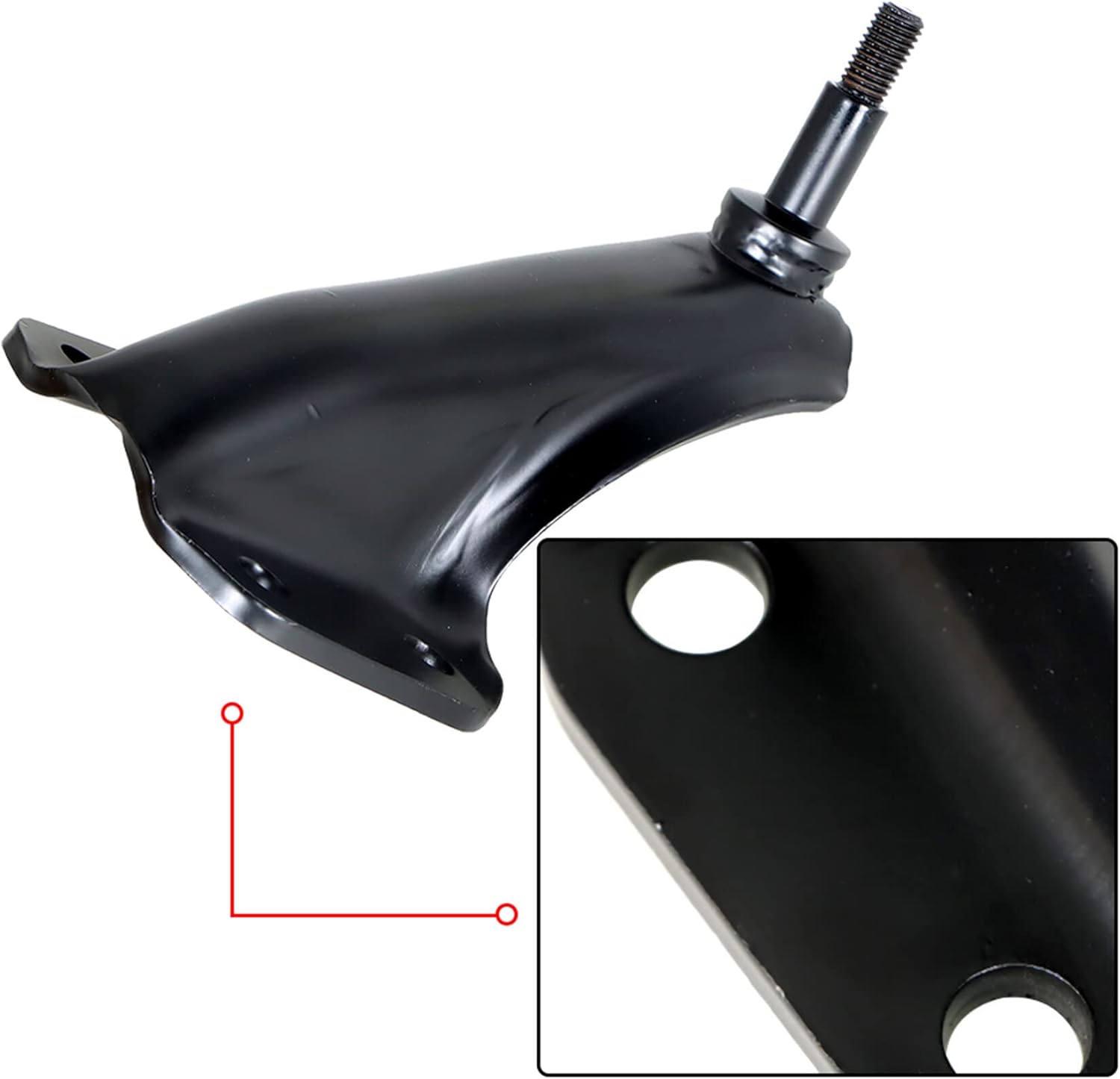 Silscvtt Rear Shock Absorber Upper Bracket LH Driver Side Replacement for Ford Super Duty 1999-2005 F81Z18169AA