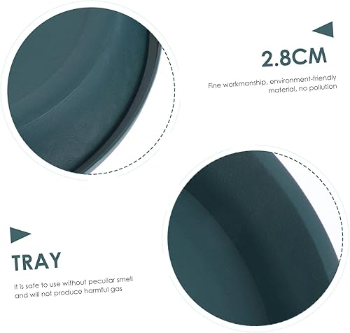 Miniatura 3 de ORFOFE Bandeja de maceta de 5 galones para suculentas, maceta pequeña, mini alfombra, bandejas de plástico para plantas, macetas grandes, placa base