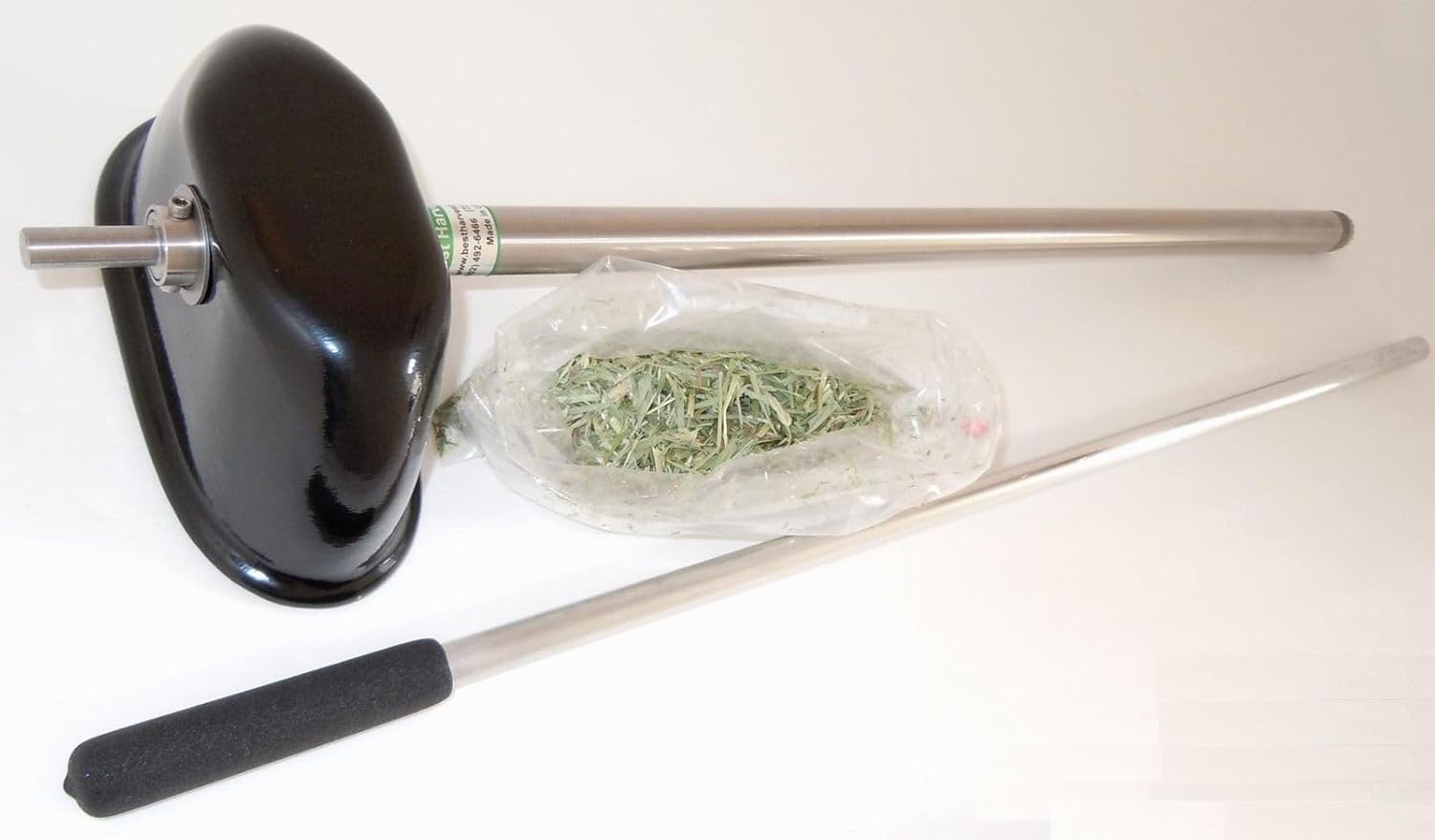 Hay Probe 30" Bale Drill Sampler, 24" Depth, 3/8" Shank, Includes Bagging Attachment