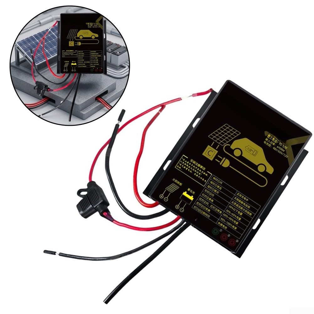 MPPT Régulateur de charge solaire 400 W 12 V 24 V en aluminium MPPT 800 W