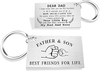 Father's Day Gifts for Dad - Best Dad Ever Keychain