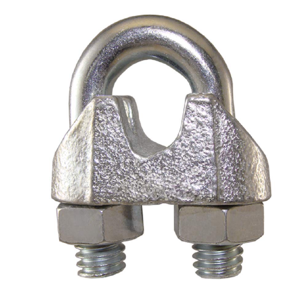 Loos & Co. Cableware Division CP2-10P Wire Rope Clip Galvanized for 5/16" Wire Cable Diameter