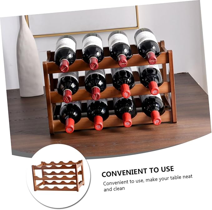 Organizador de Vinos PRETYZOOM para Mostrador de Cocina o Bar miniatura 5