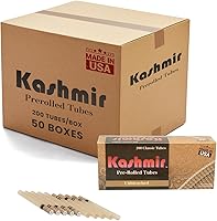 Vista 8 de Kashmir Tubos de cigarrillos – 200 unidades tamaño King – Tubos sin blanquear tamaño King 3.307 in con filtro de estrella – Desprendimiento suave