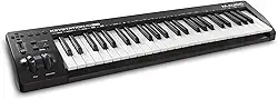 M-Audio Keystation 49 MK3 - Controlador de Teclado MIDI USB com Ação de Sintetizador, 49 Teclas, Controles Atribuíveis, Rodas de Pitch e Modulação e Software Incluído