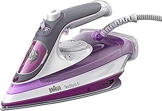 Braun TexStyle 5-2700 Watts, 300ml Water Capacity, FreeGlide 3D Technology, Auto Off Steam Iron SI 5037 Violet
