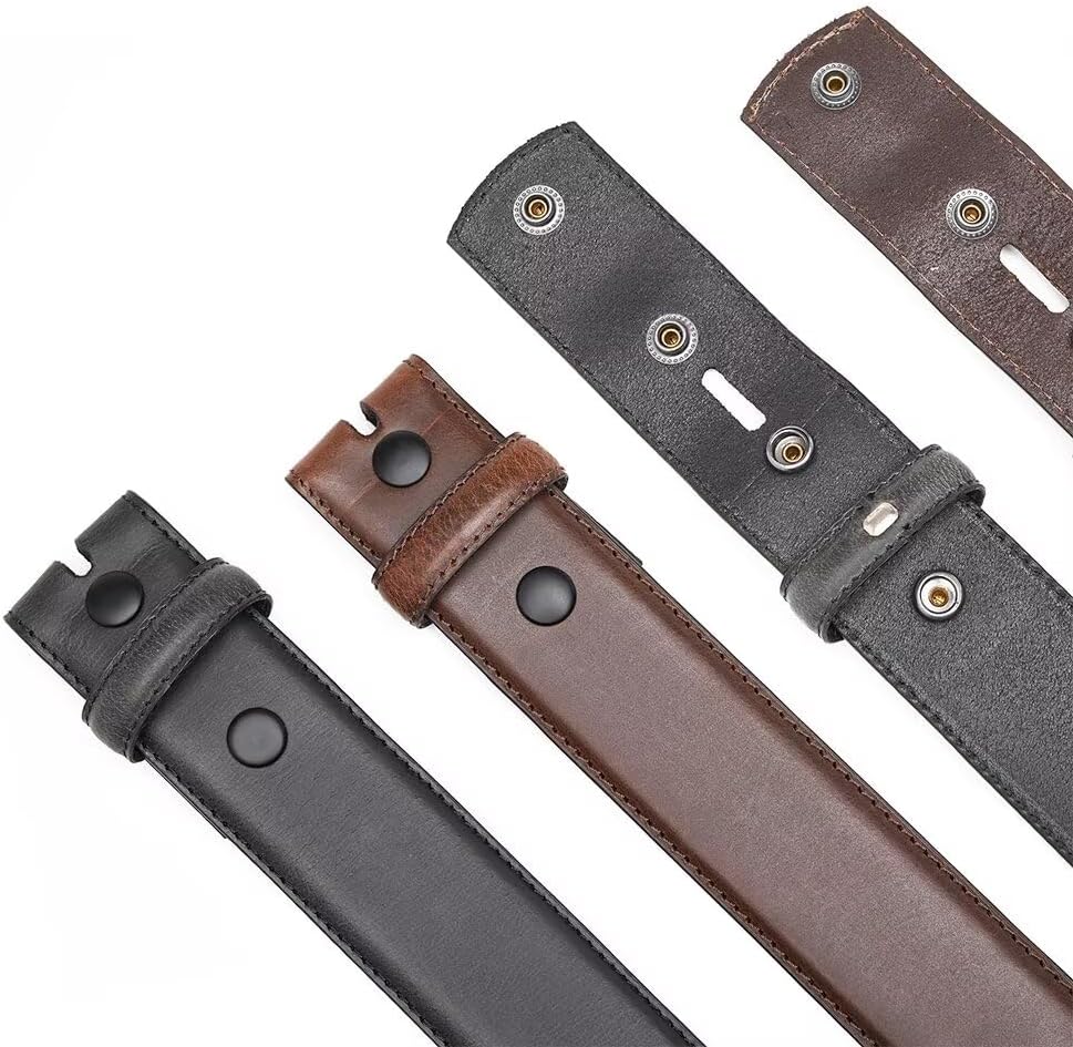 Fabio Valenti Men’s Casual Genuine Leather Jeans Belts 1 1/2" Wide Work Belt for Men - Image 7