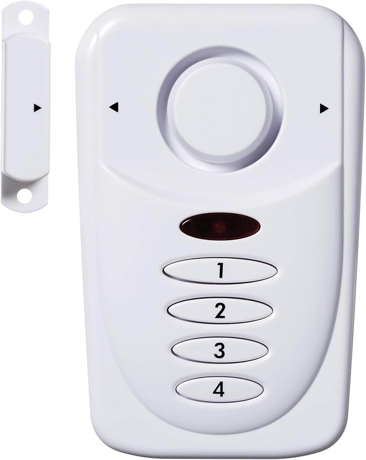 Sabre Elite Wireless Door Alarm with Exit/Entry Delay Mode, Home Mode & Keypad, Deters Intruders w/ 120dB Alarm Heard Up to 1,500 ft, Versatile Settings, Works on Both Left & Right Side Opening Doors