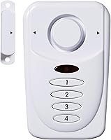 SABRE Elite Wireless Door Alarm: 120dB Siren Up to 1500ft, Keypad PIN, Entry/Exit Delay, Home/Away Modes for Doors & Windows