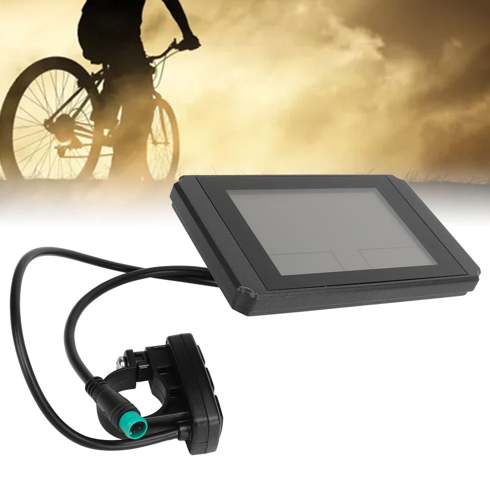 CHICIRIS Wyświetlacz LCD10H Roweru Elektrycznego, materiał ABS, Wodoodporny Elektryczny Licznik Rowerowy z Czytelnym Odczytem, ​​idealny dla Entuzjastów Jazdy na Rowerze