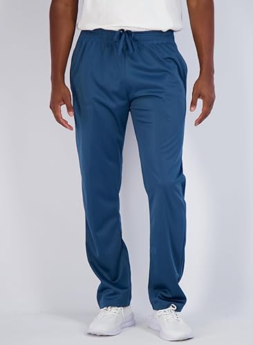 Miniatura 4 de Real Essentials Paquete de 3 Pantalones deportivos de tricot, informales, deportivos y activos, con parte inferior abierta y bolsillos para hombre