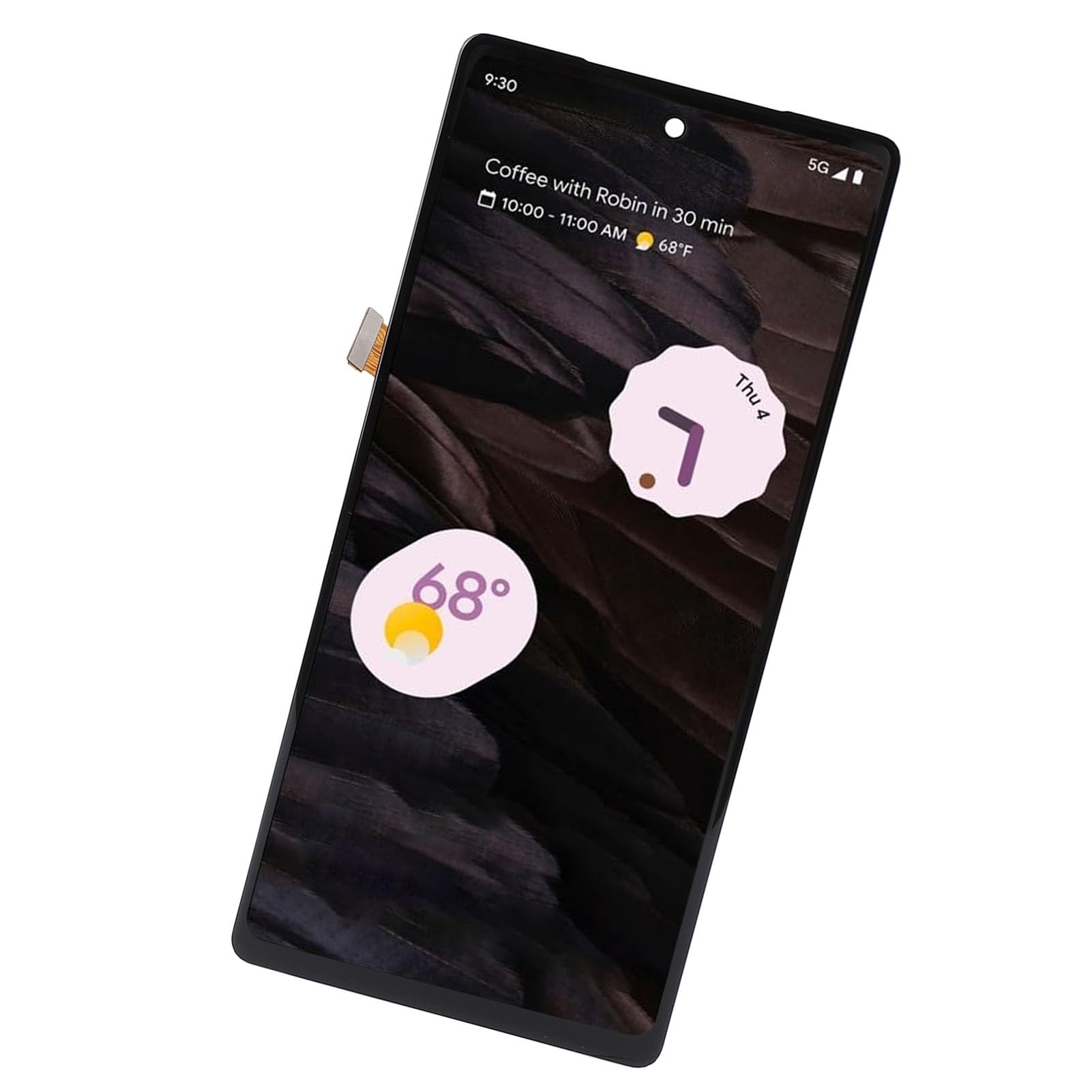 Tomantery Wymiana Ekranu AMOLED 7A 5G z funkcją Rozpoznawania Linii Papilarnych dla Zestawu Wyświetlacza Telefonu o Przekątnej 6,1 Cala, Idealna do Różnych Defektów Ekranu, do Profesjonalnej