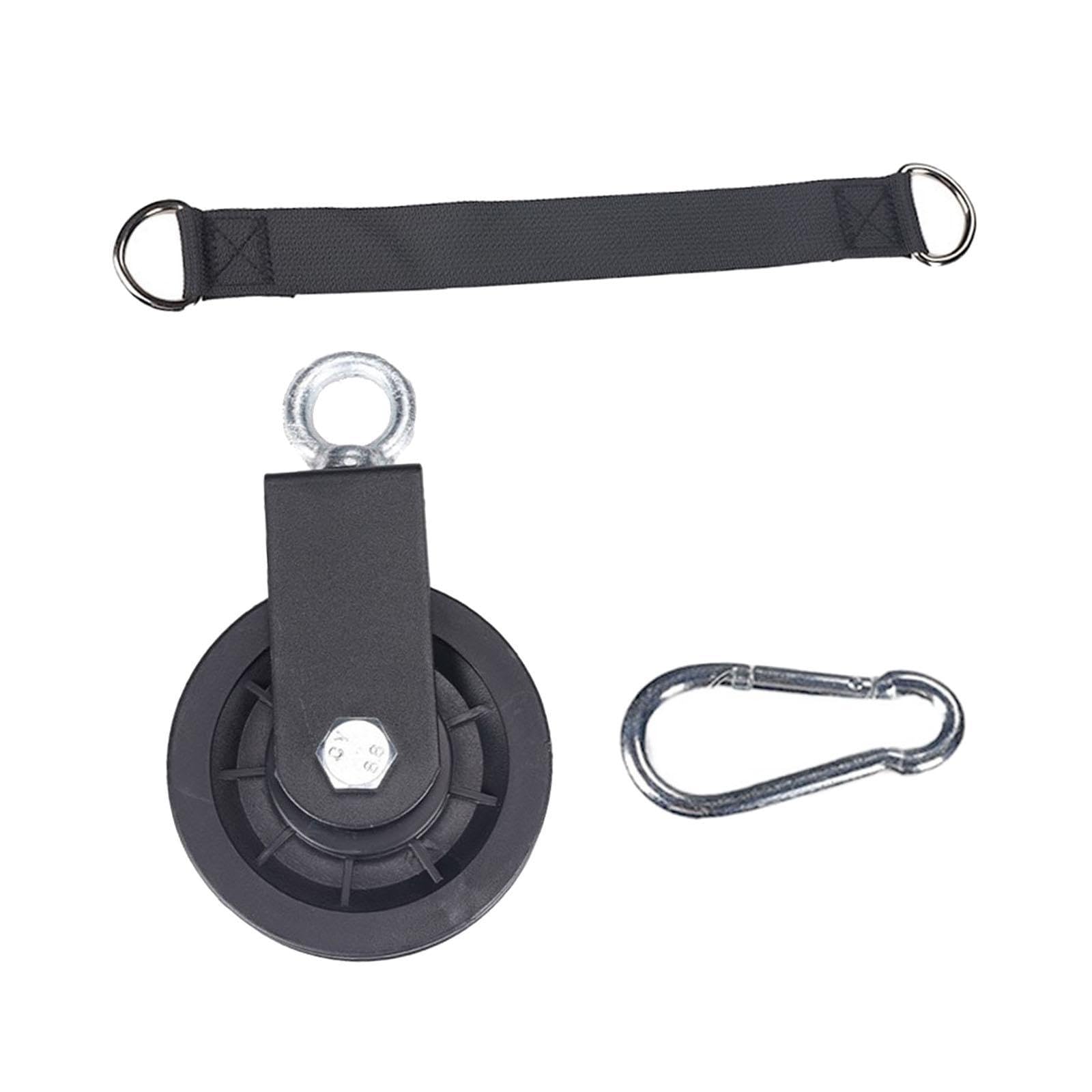 Gym Pulley Workout Silent Exercise Equipment Mount Heavy Duty Traction Wheel Style A-picture-19