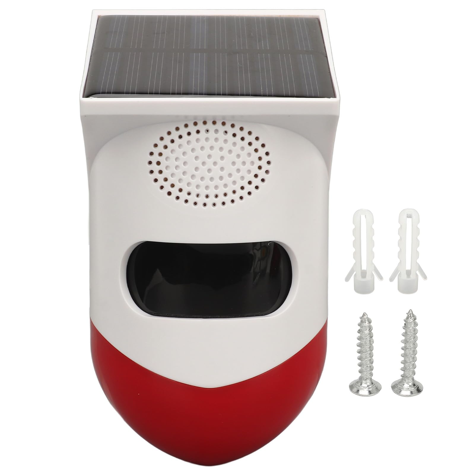 Sensore di Movimento Antifurto con Luce Stroboscopica Solare Impermeabile 120 DB per Villa e Garage Design Durevole