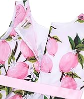 Vista 95 de Vestido de verano para niña, de algodón, con diseño floral