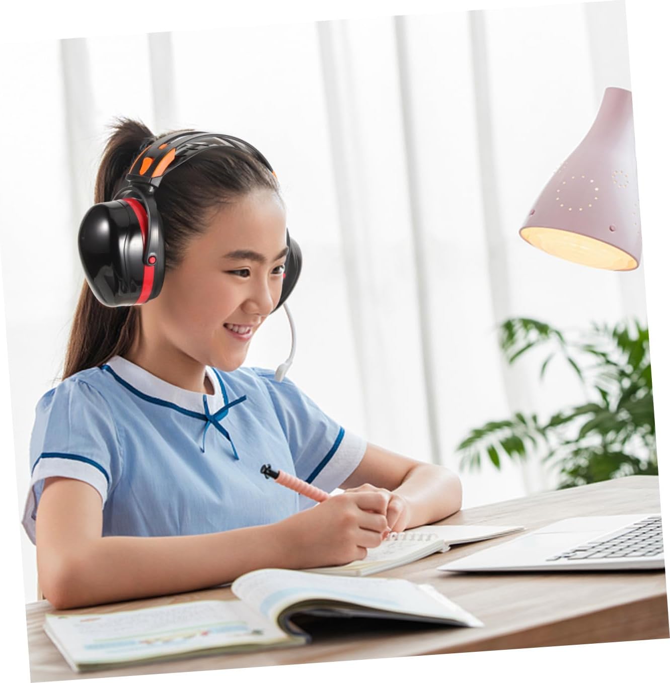 Angoily 5pcs Noise Reduction Drummer Headphones Ear Protection over Ear Headset for Sound Insulation Noise-canceling Headphones Stereo Sound Earmuff for Outdoor Activities